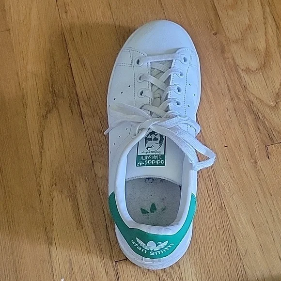 Adidas kids size 4 stan smith sneakers - Picture 8 of 13